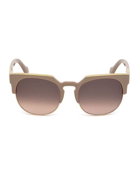 balenciaga semi-rimless square sunglasses|Sunglasses Balenciaga .